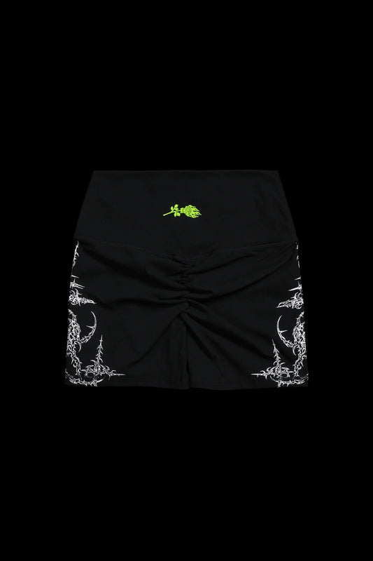 LUCID CHAOS NAHSTIA ENERGY SHORTS IN BLACK