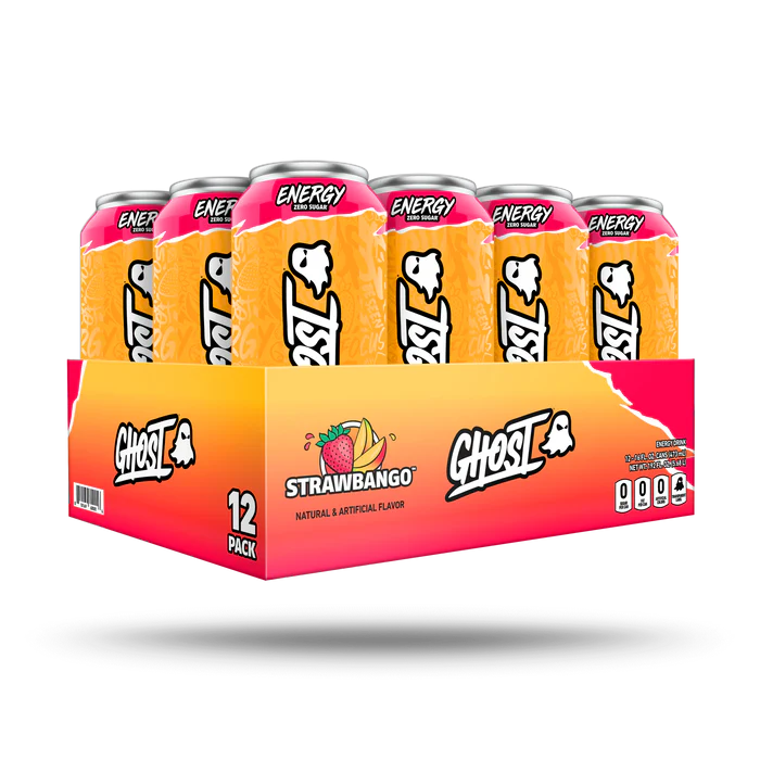 Ghost® Energy Drink - Strawbango- 16oz.