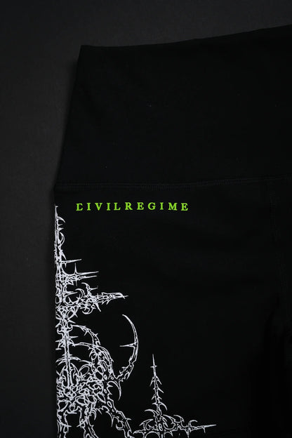 LUCID CHAOS NAHSTIA ENERGY SHORTS IN BLACK