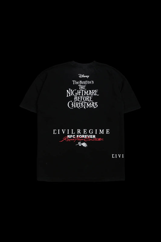 VAMPIRE TEDDY AMERICAN CLASSIC OVERSIZED TEE IN VINTAGE BLACK