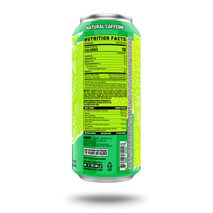 Ghost® Energy Drink - Warheads Sour Green Apple - 16oz.