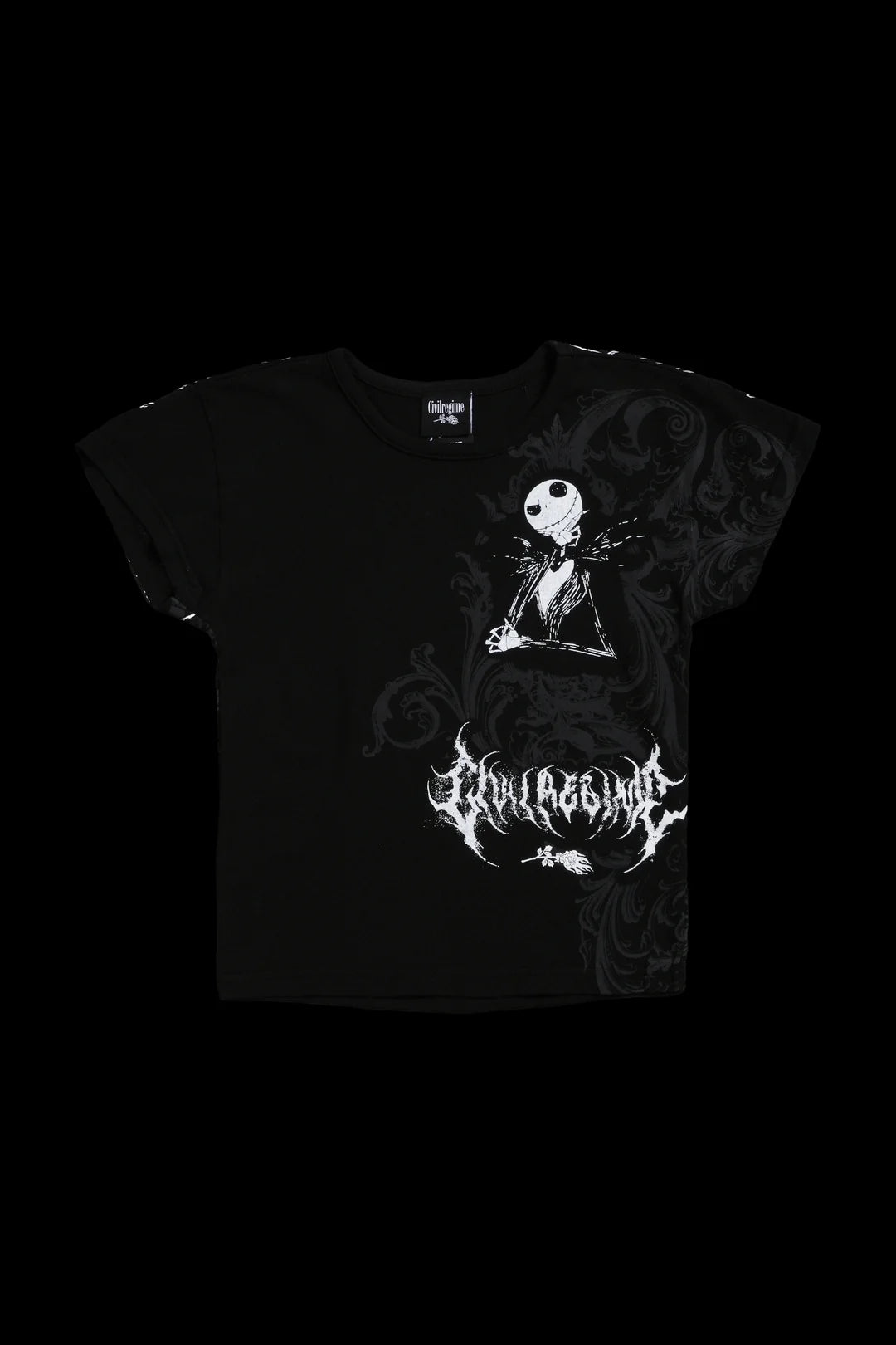 GHOULS & GORES BABY TEE 2.0 IN BLACK