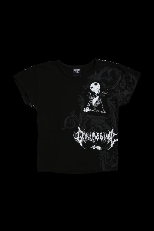 GHOULS & GORES BABY TEE 2.0 IN BLACK