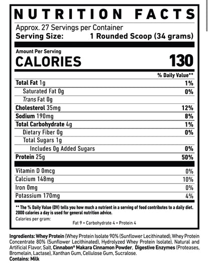 GHOST® WHEY PACKET x CINNABON®