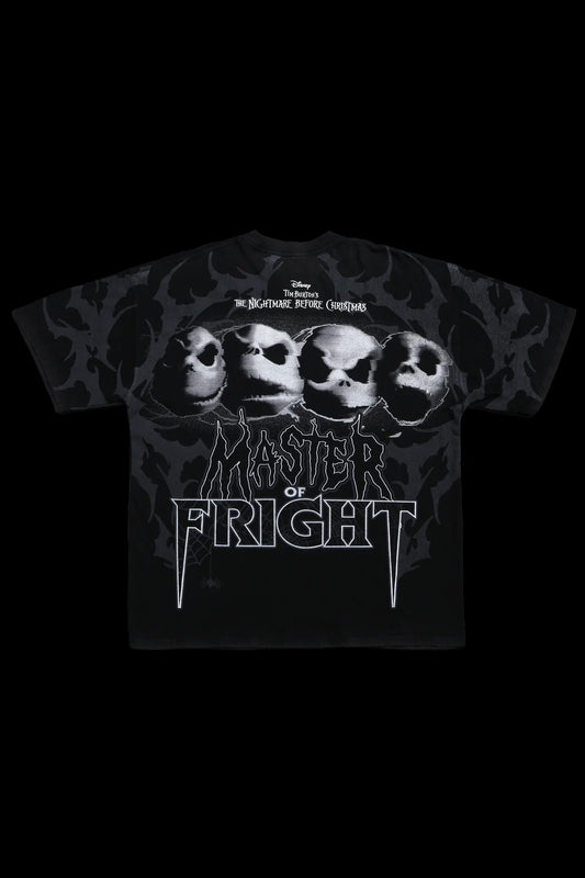 MASTER OF FRIGHT AMERICAN CLASSIC OVERSIZED TEE IN VINTAGE BLACK