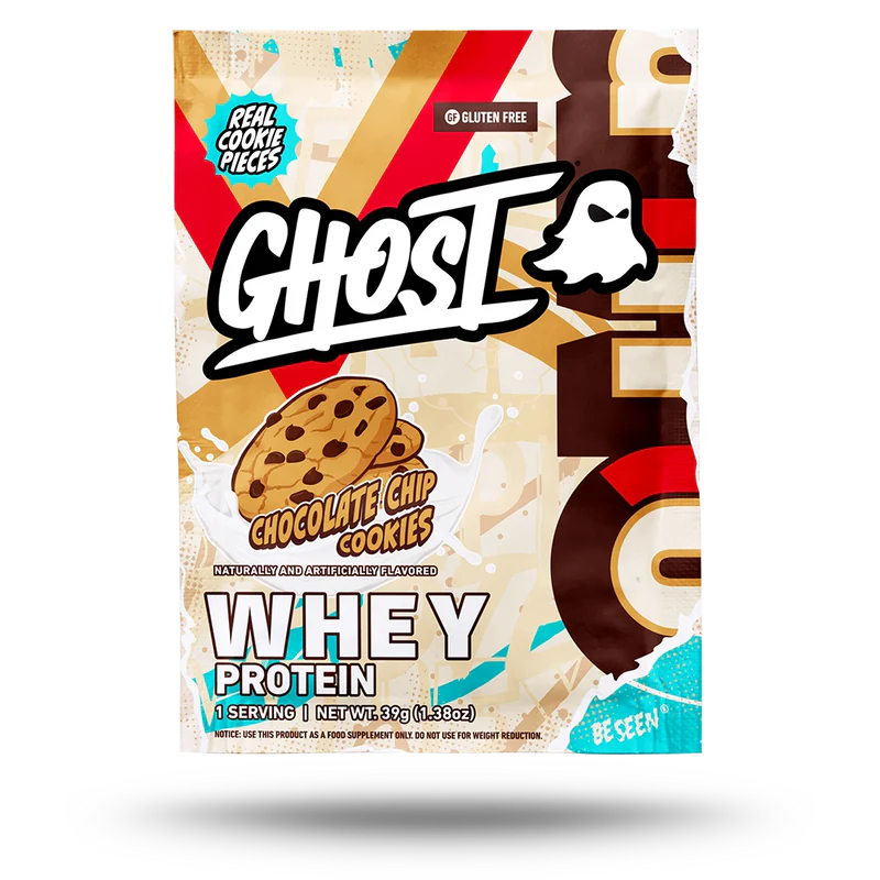 GHOST® WHEY PACKET x CHOCOLATE CHIP COOKIES