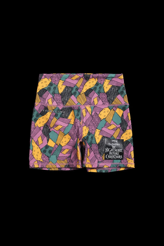 PATCHED UP ENERGY BIKE SHORTS IN MULTI COLOR