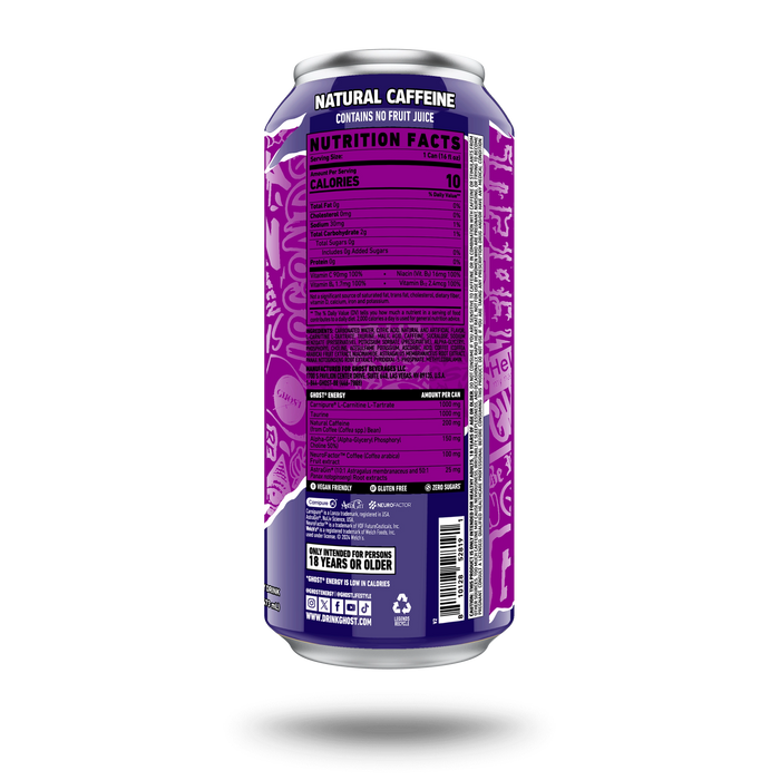 Ghost® Energy Drink - Welch's Grape® - 16oz.