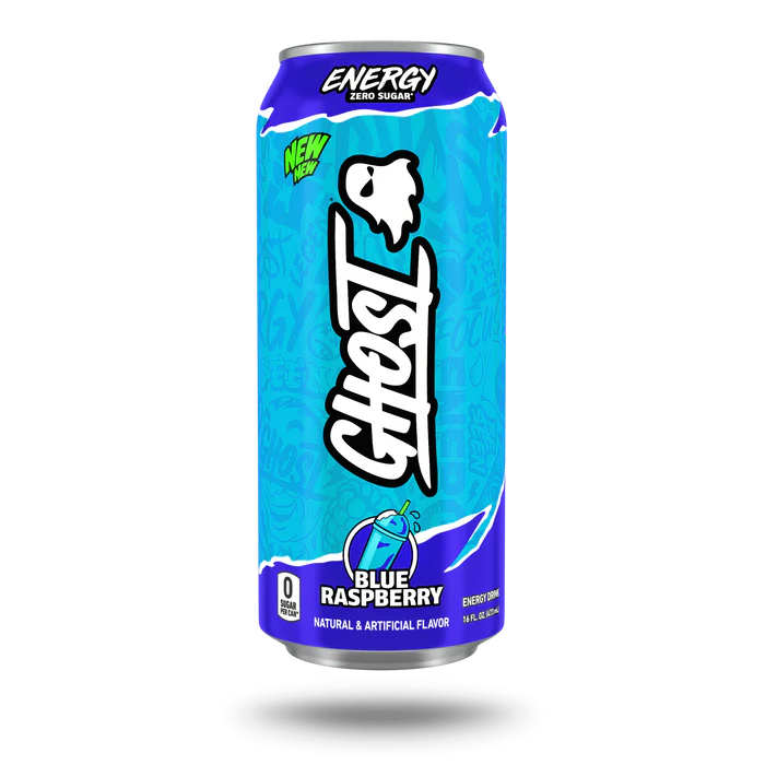 Ghost® Energy Drink - Blue Raspberry - 16oz.