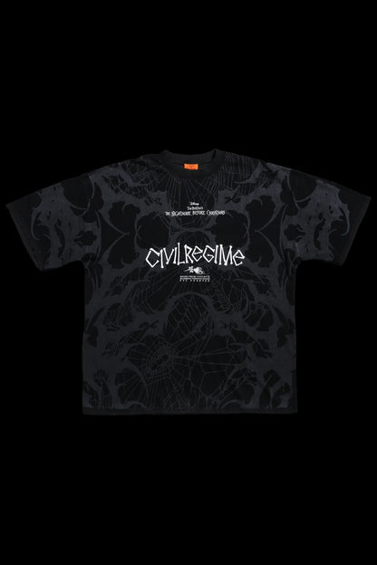 MASTER OF FRIGHT AMERICAN CLASSIC OVERSIZED TEE IN VINTAGE BLACK
