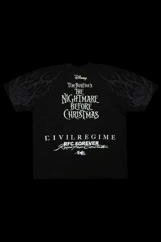 SKELLINGTON'S MADNESS AMERICAN CLASSIC OVERSIZED TEE IN BLACK