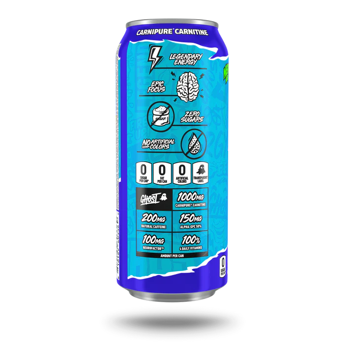 Ghost® Energy Drink - Blue Raspberry - 16oz.