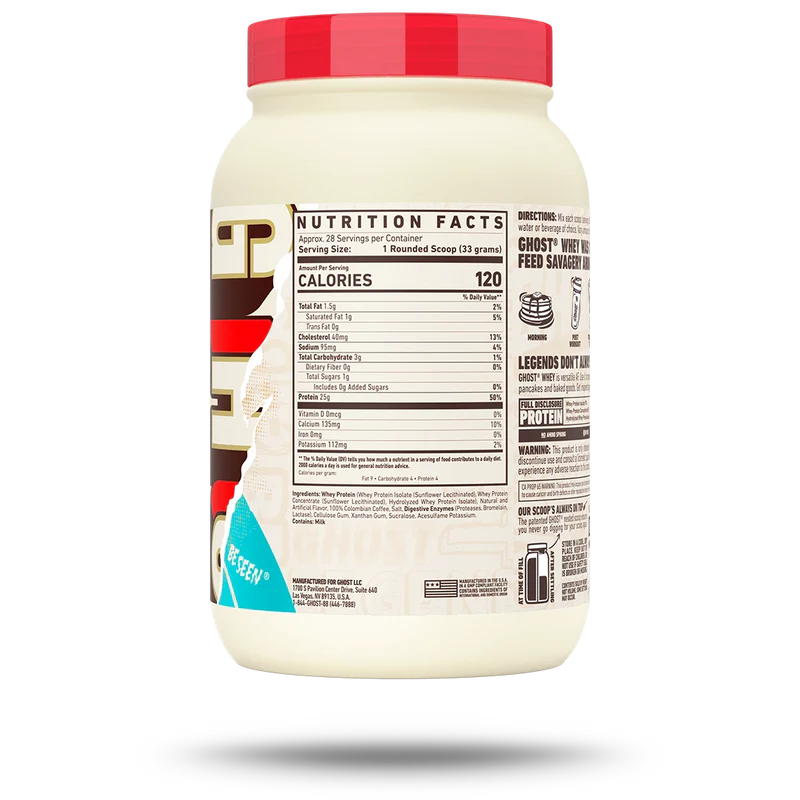 GHOST® WHEY x COFFEE ICE CREAM