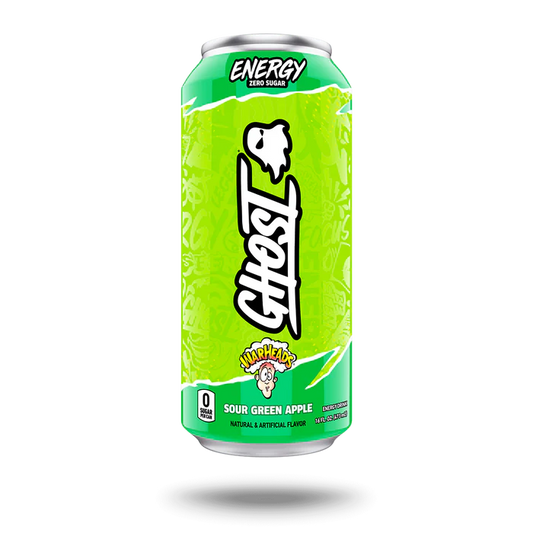 Ghost® Energy Drink - Warheads Sour Green Apple - 16oz.