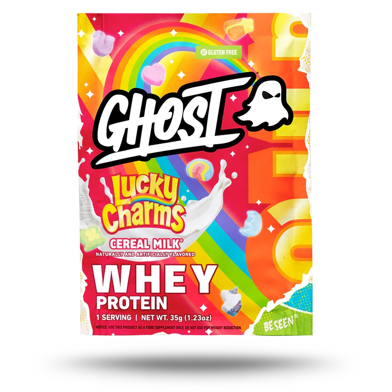 GHOST® WHEY PACKET x LUCKY CHARMS™ CEREAL MILK®
