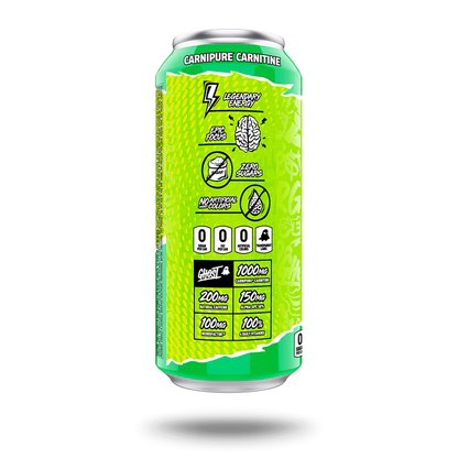 Ghost® Energy Drink - Warheads Sour Green Apple - 16oz.